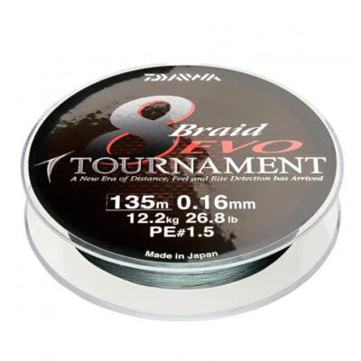 Pintas valas Daiwa Tournament 8 Braid EVO Dark Green